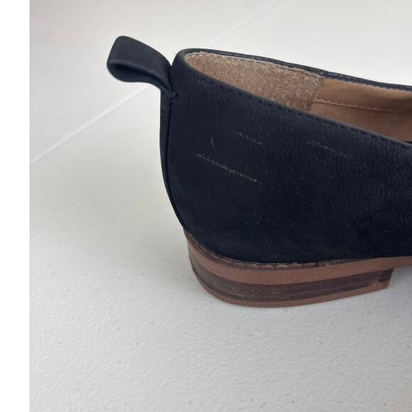 Franco Sarto Haylee Black Suede Leather Loafer Flats Size 8M - Picture 5 of 9